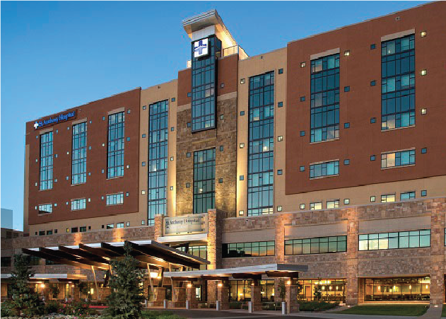 st. Anthony medical center hospital in Denver exterior